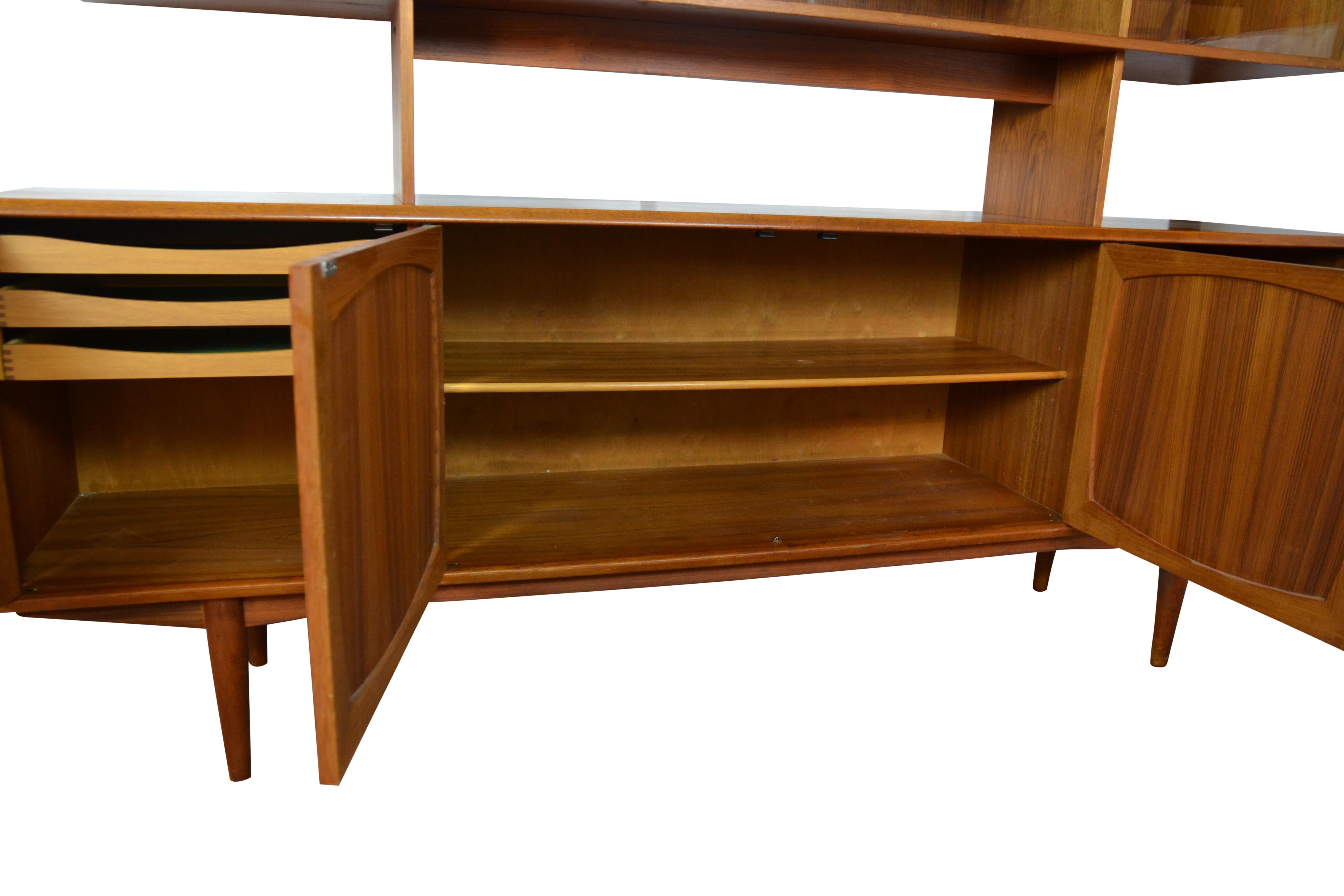 Mid-Century Modern Midcentury Teak-Wood Credenza