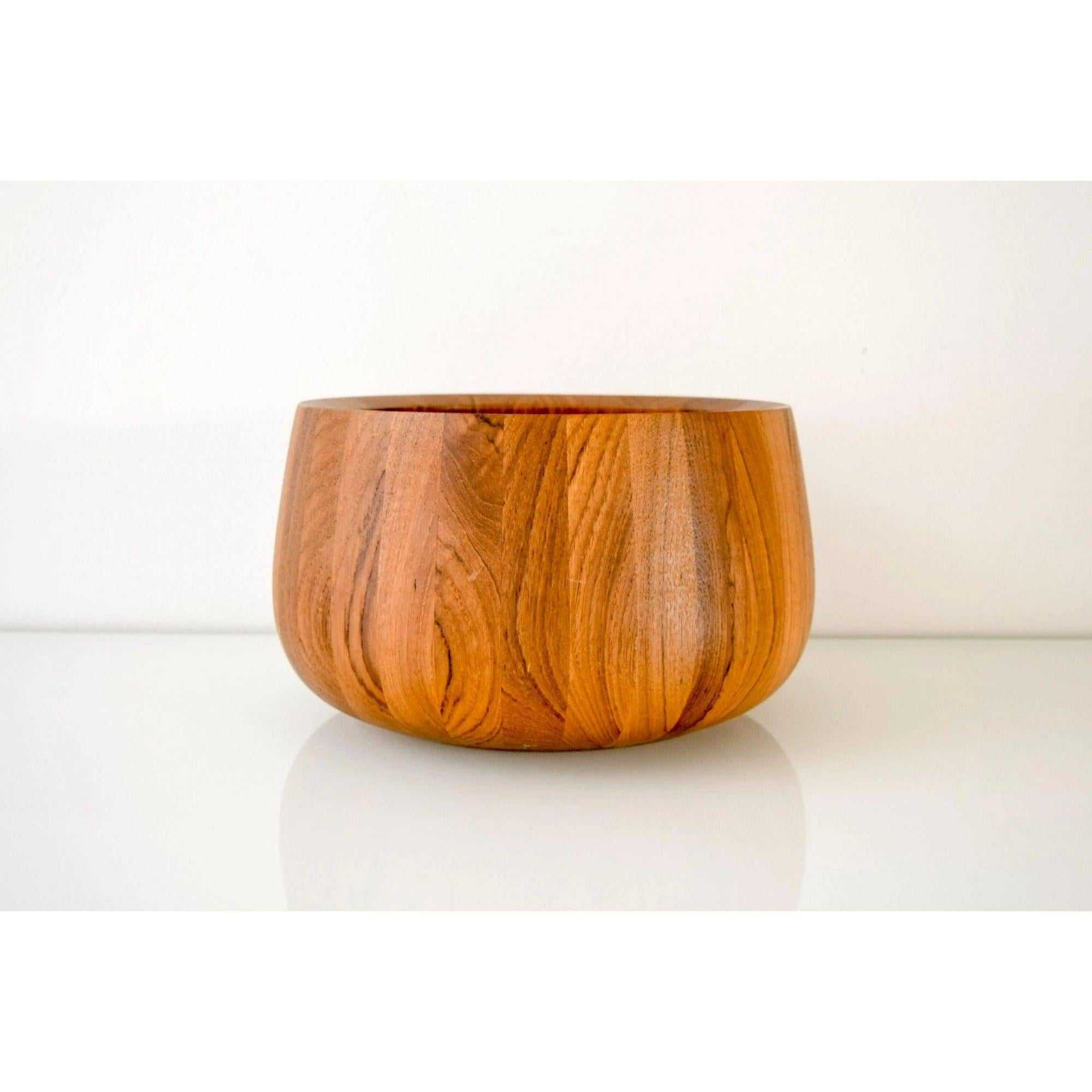 Mid-Century Modern Mid-century Teak Wood Decorative Bowl by Dansk