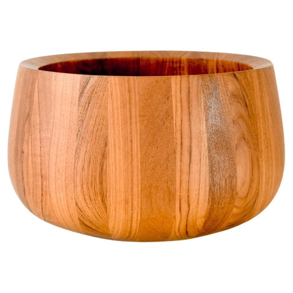 Mid Century Teak Wood Decorative Bowl by Dansk