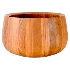 Mid Century Teak Wood Decorative Bowl by Dansk