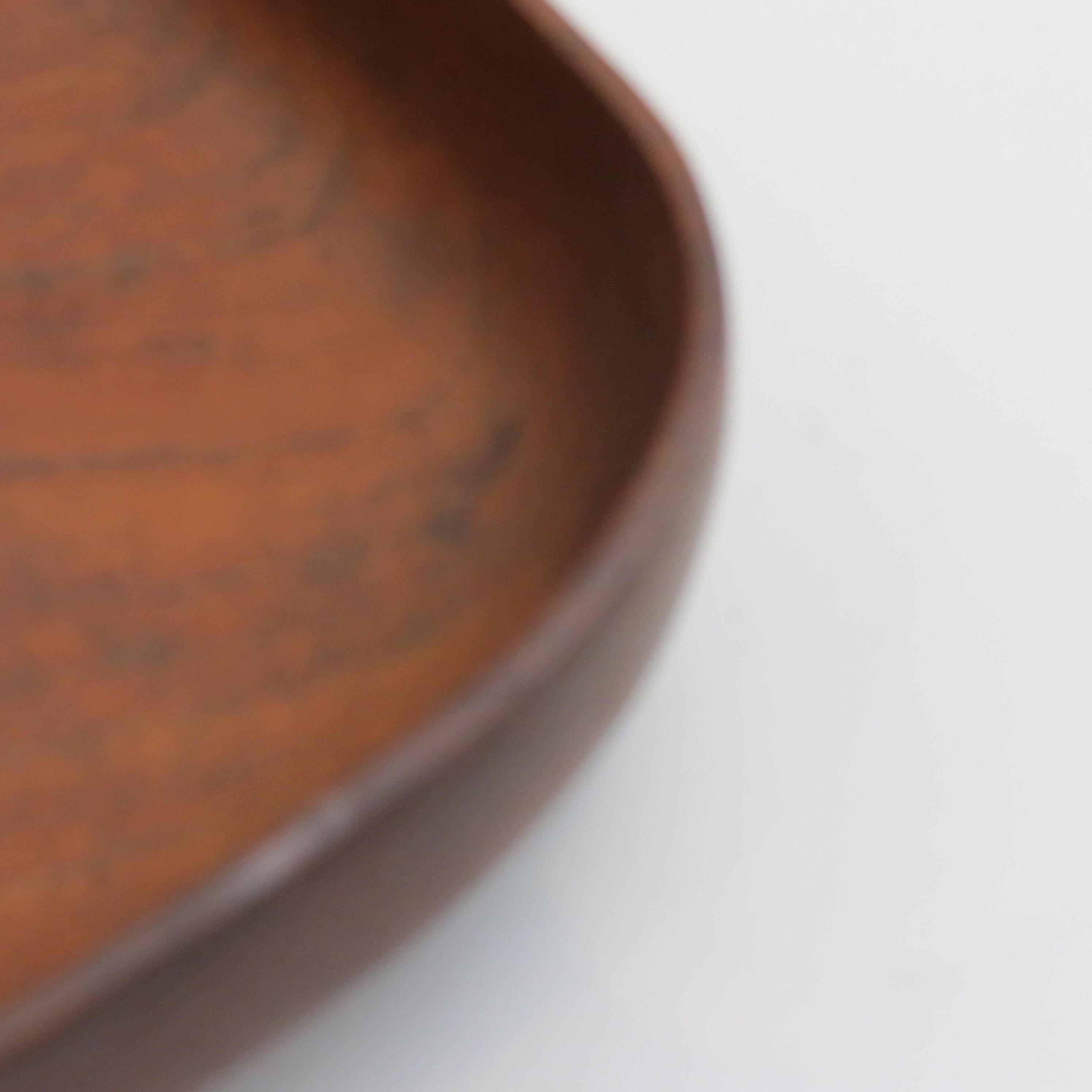 Mid-century Teak Wood Dish Serving Bowl with Handle 1960s en vente 4