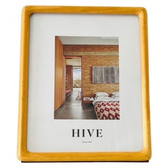 Mid-Century Teak Wood Picture Frame 8" x 10", c. 1960's