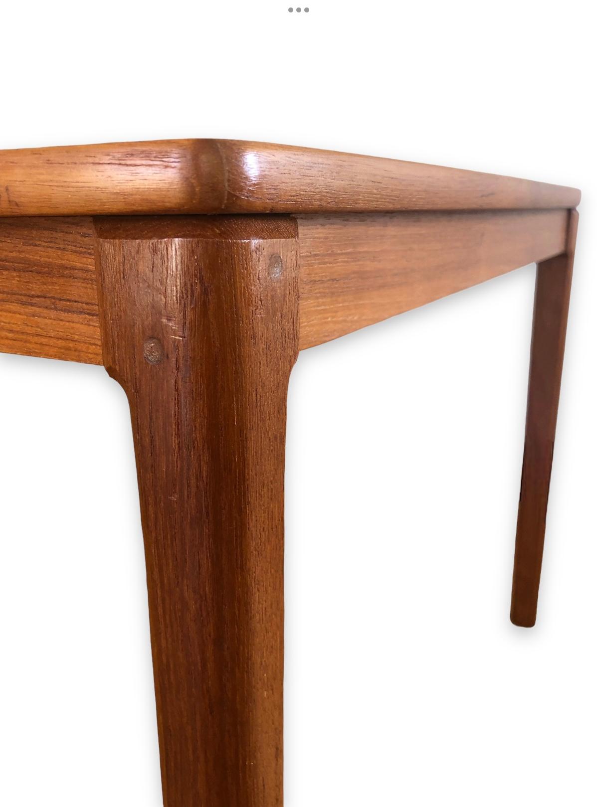 Mid Century Teak Wood Side Table in by Albert Larsson, 1968 For Sale 4