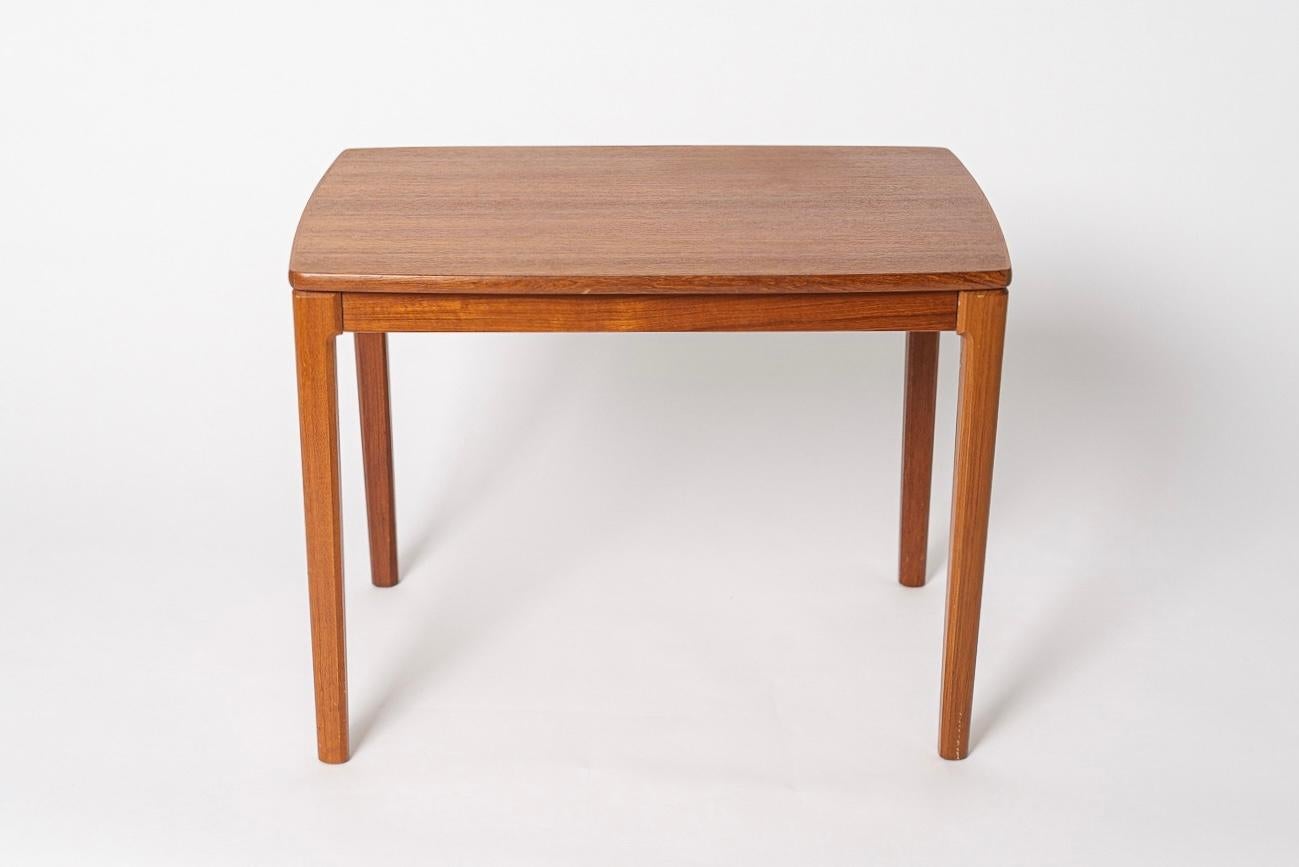 Swedish Mid Century Teak Wood Side Table in by Albert Larsson, 1968 For Sale