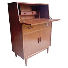 Retro Mid Century Teak Writing Desk / Bureau by Jentique, 1960s