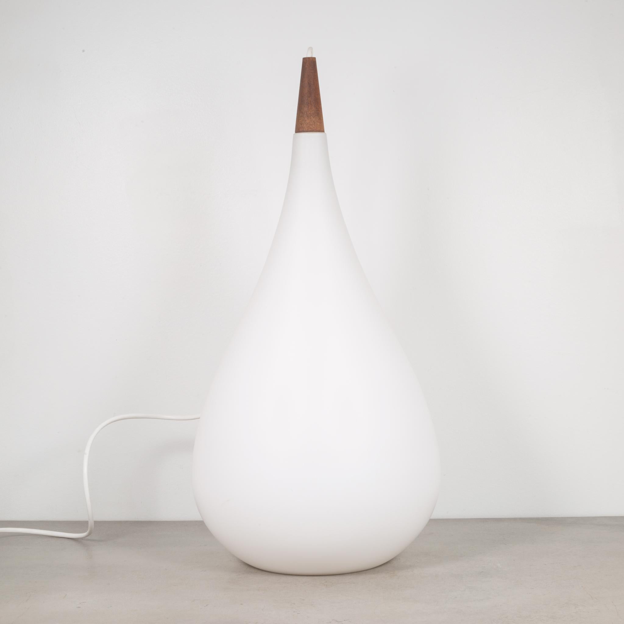 Mid-Century Modern Midcentury Tear Drop Pendant by Holmgaard, Denmark, circa 1960