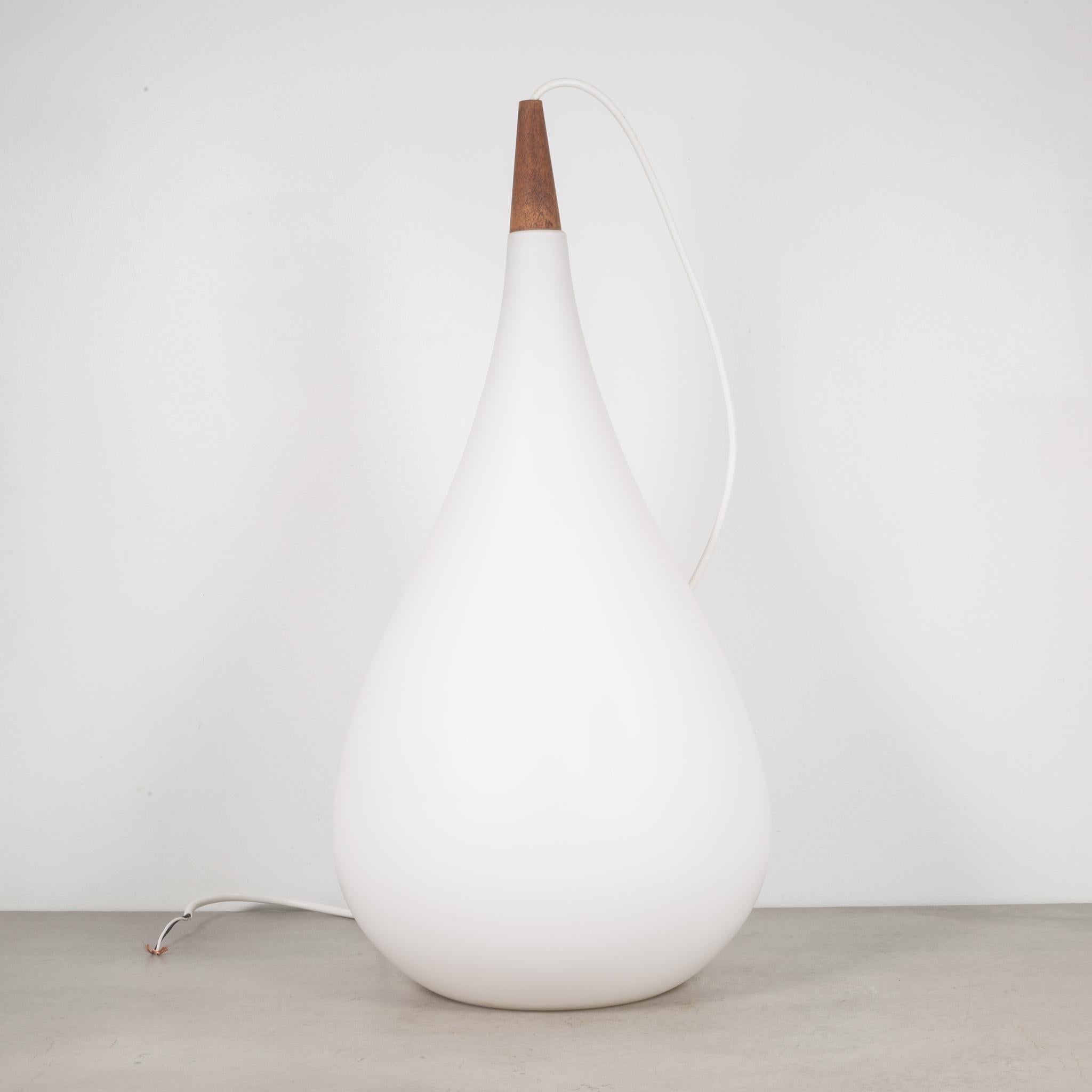 Danish Midcentury Tear Drop Pendant by Holmgaard, Denmark, circa 1960