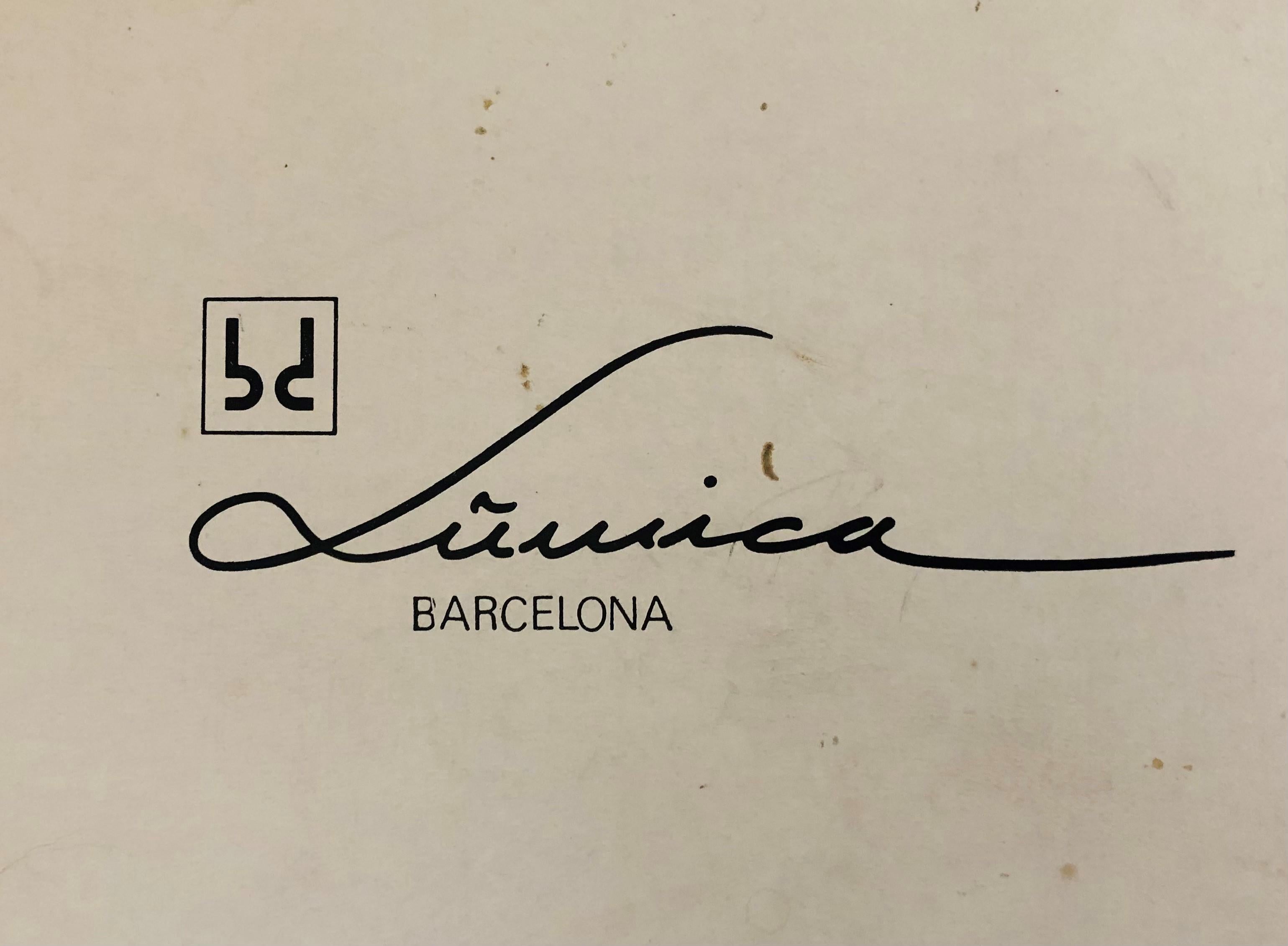 Mid-Century Modern Lustre en laiton en forme de goutte d'eau du milieu du siècle par BD Lumica, Barcelone, années 1970 en vente