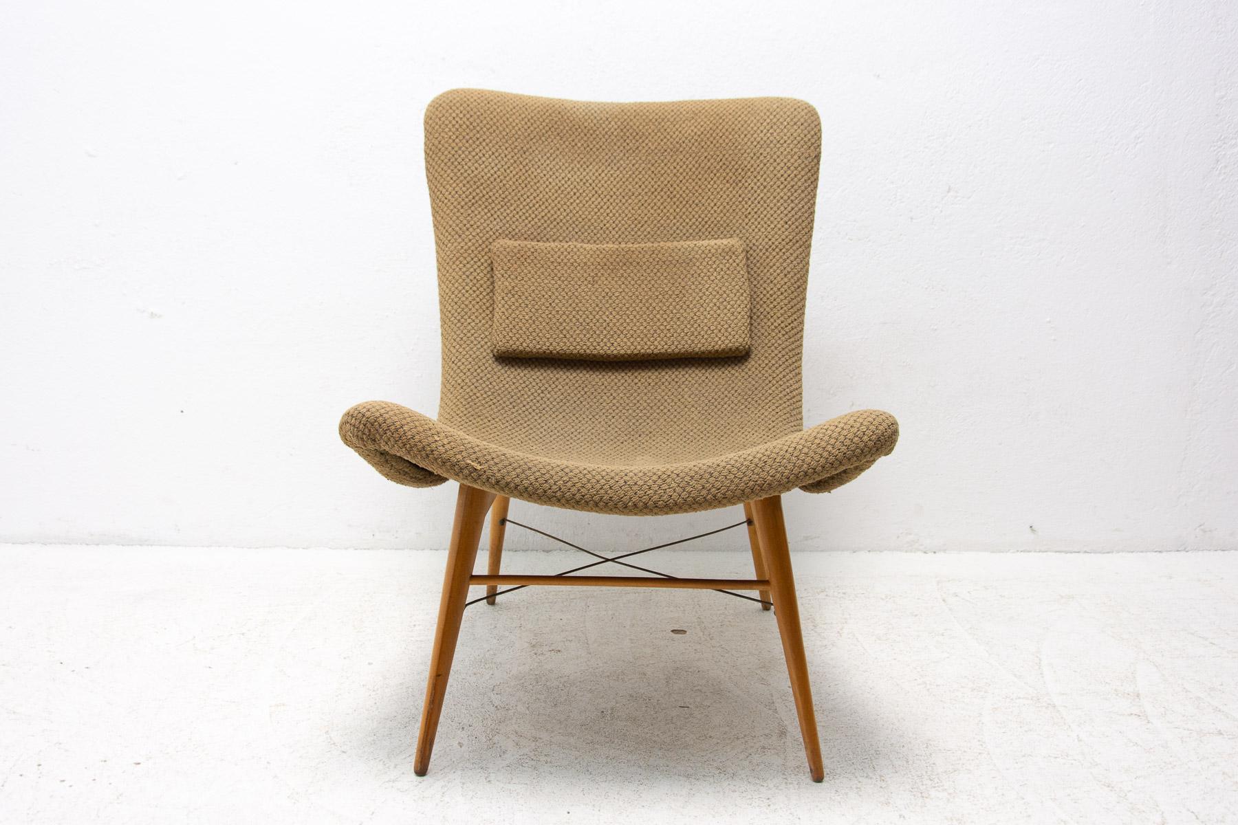 Mid-Century Television Chair by Miroslav Navratil, 1950's 3
