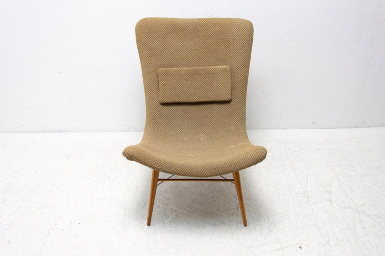 MidCentury Television Chair by Miroslav Navratil, 1950's For Sale at