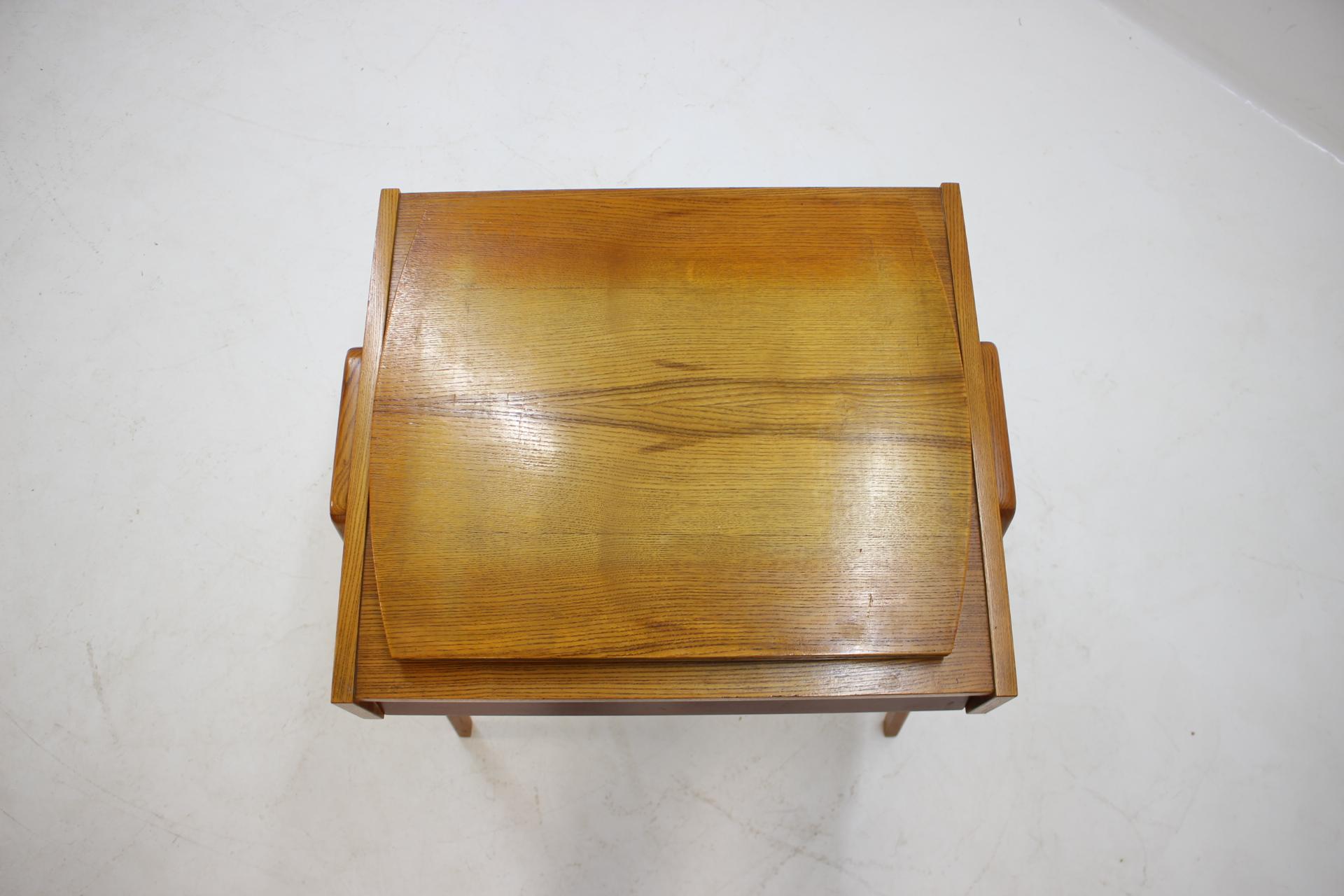 Wood Midcentury Television Table, 1970s For Sale