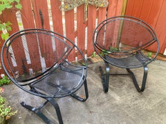 Mid-Century Tempestini for Salterini Cantilever Lounge Chairs - a Pair