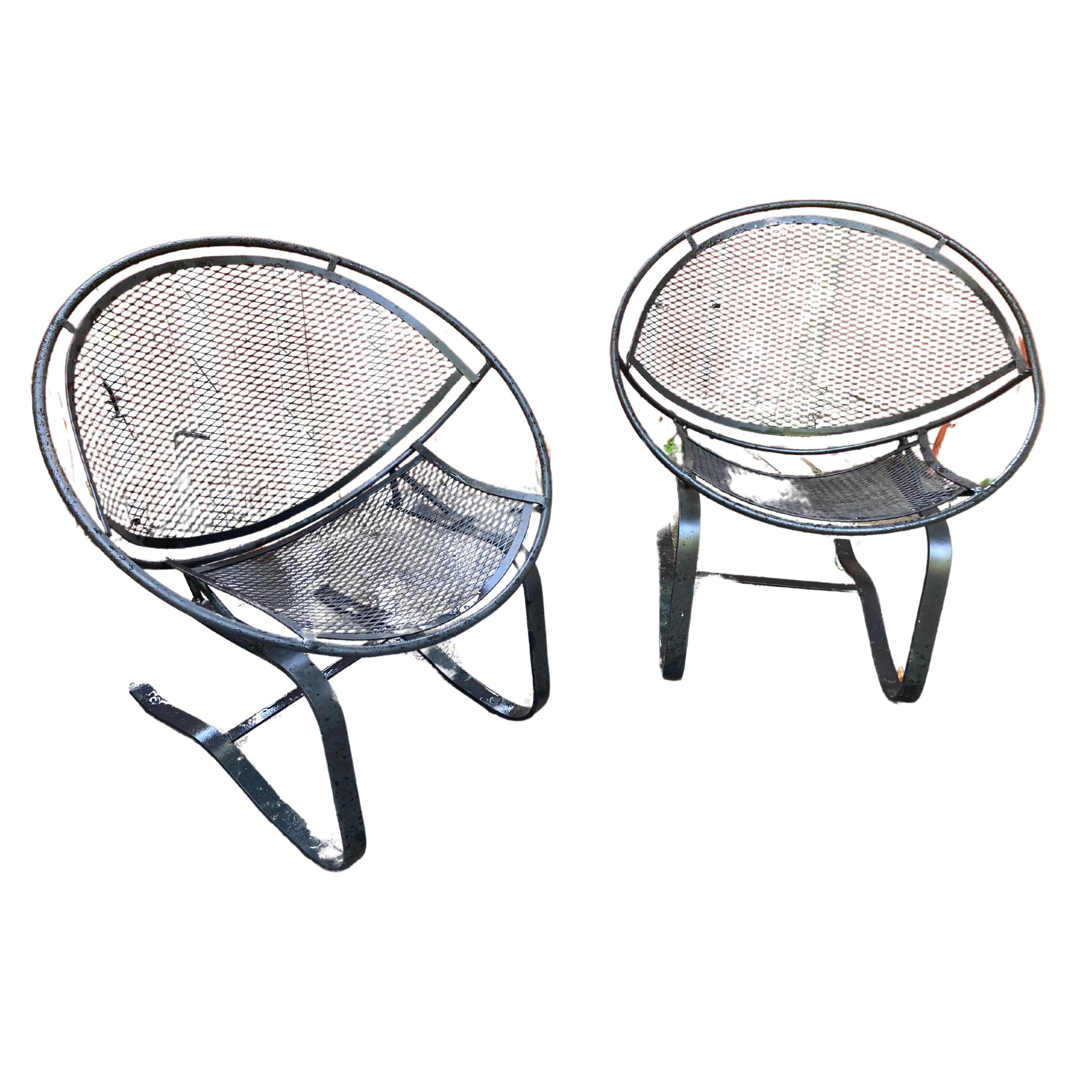 Mid-Century Tempestini for Salterini Cantilever Lounge Chairs - a Pair For Sale