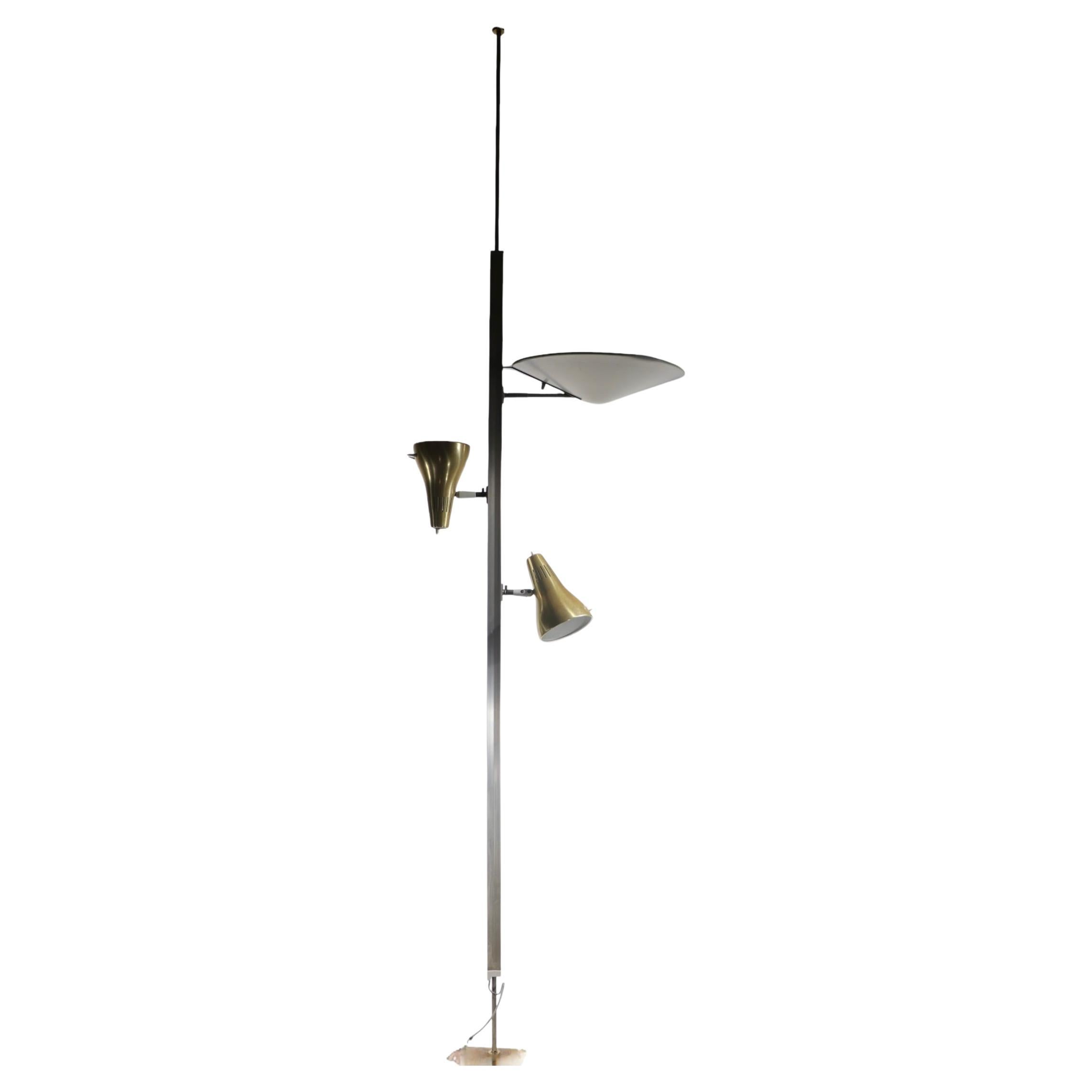 Mid Century Lytespan Tension Floor Lamp By Thurston for Lightolier c 1950/1960's For Sale