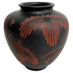 Vintage Mid-Century Tera Sigillate Ceramic Vase, Worms, West German Pottery