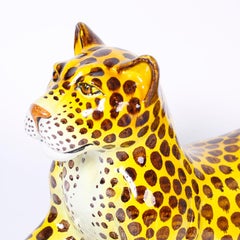 Midcentury Terracotta Leopard