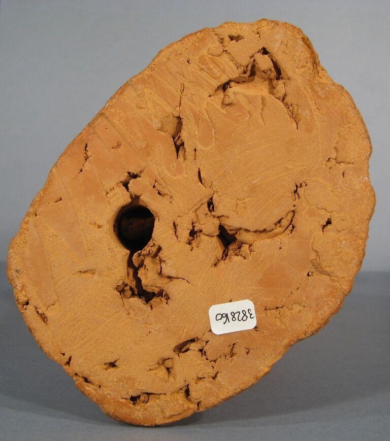 Escultura de terracota de mediados de siglo de una mujer joven bañándose - 1Y177 Terracota