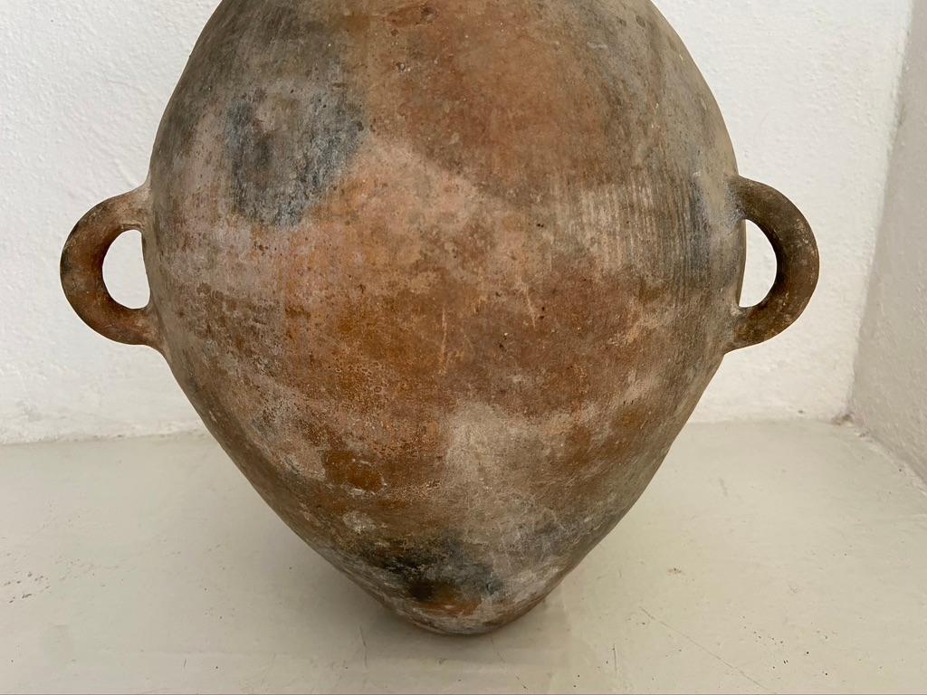Rustic Midcentury Terracotta Water Jug from Mexico