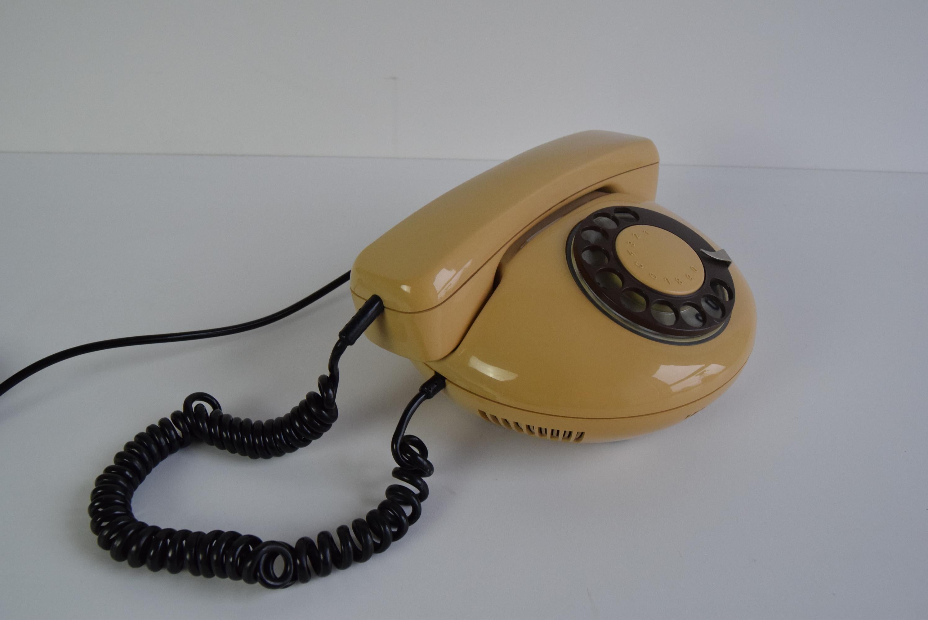 Mid-century Tesla Phone, 1980s, Czechoslovakia For Sale 5