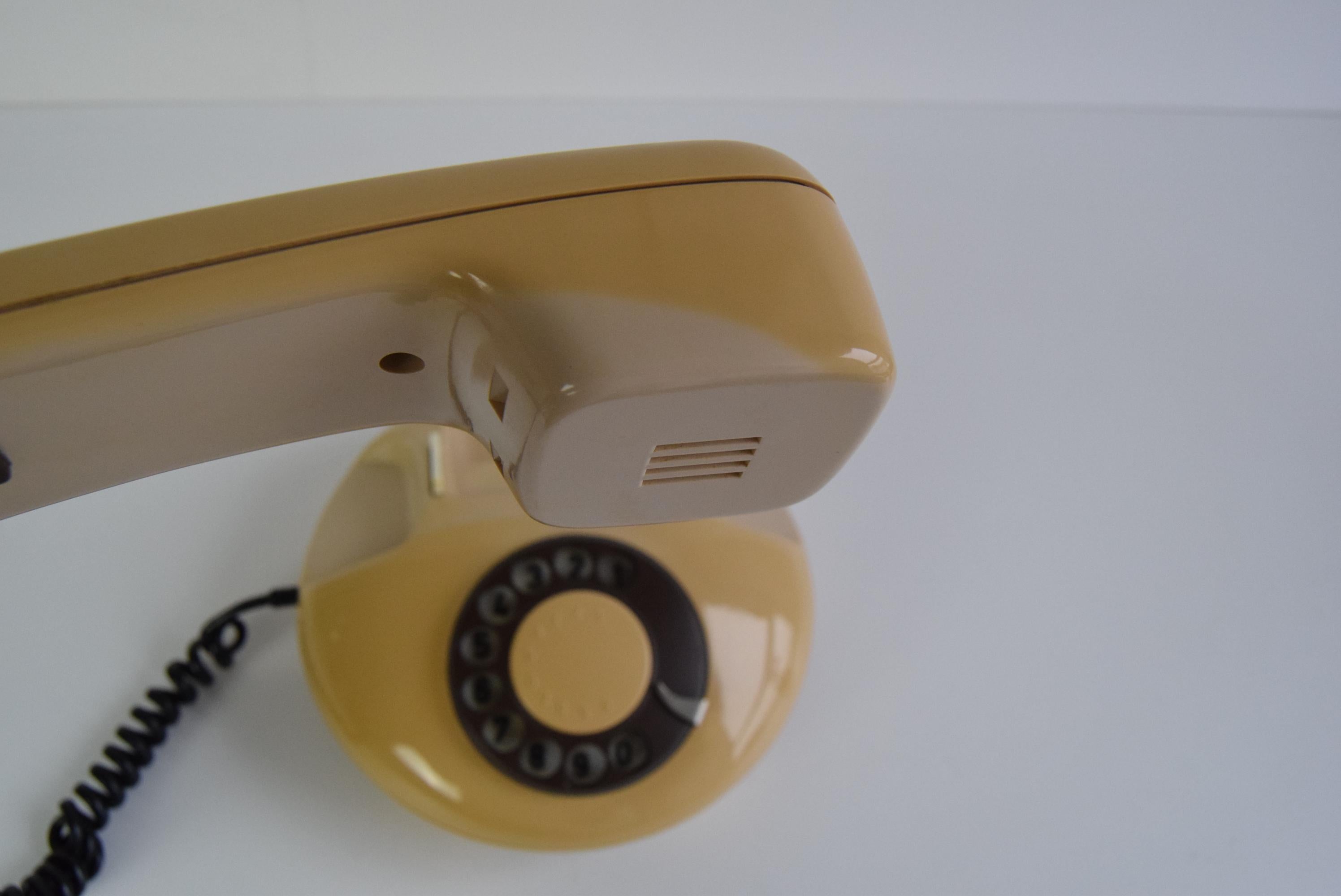 Late 20th Century Mid-century Tesla Phone, 1980s, Czechoslovakia For Sale