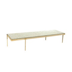 Mid-Century Tessellated Capiz Shell Cocktail Table Manner of William Haines