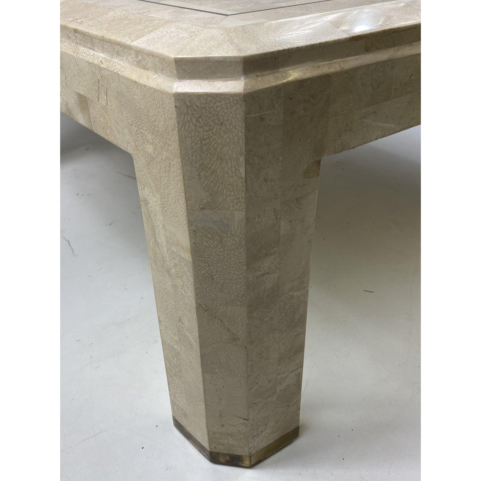 maitland smith tessellated stone coffee table