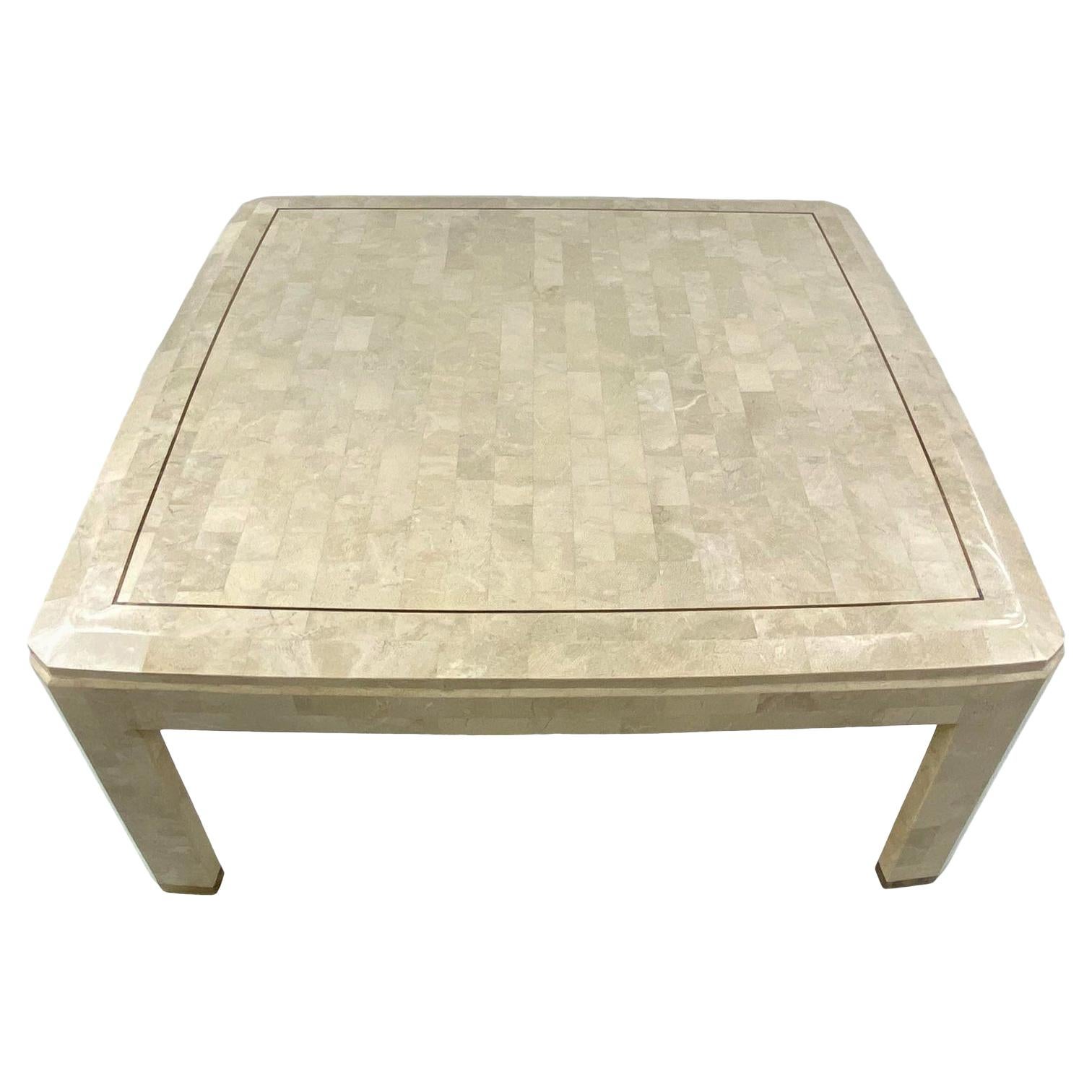 Mid Century Tessellated Coffee Table by Maitland Smith