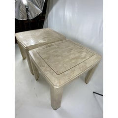 Mid-Century Tessellated Side Tables by Maitland Smith, a Pair