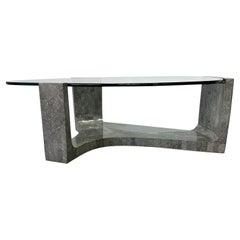 Mid-Century Tessellated Stone Coffee Table Maitland Smith