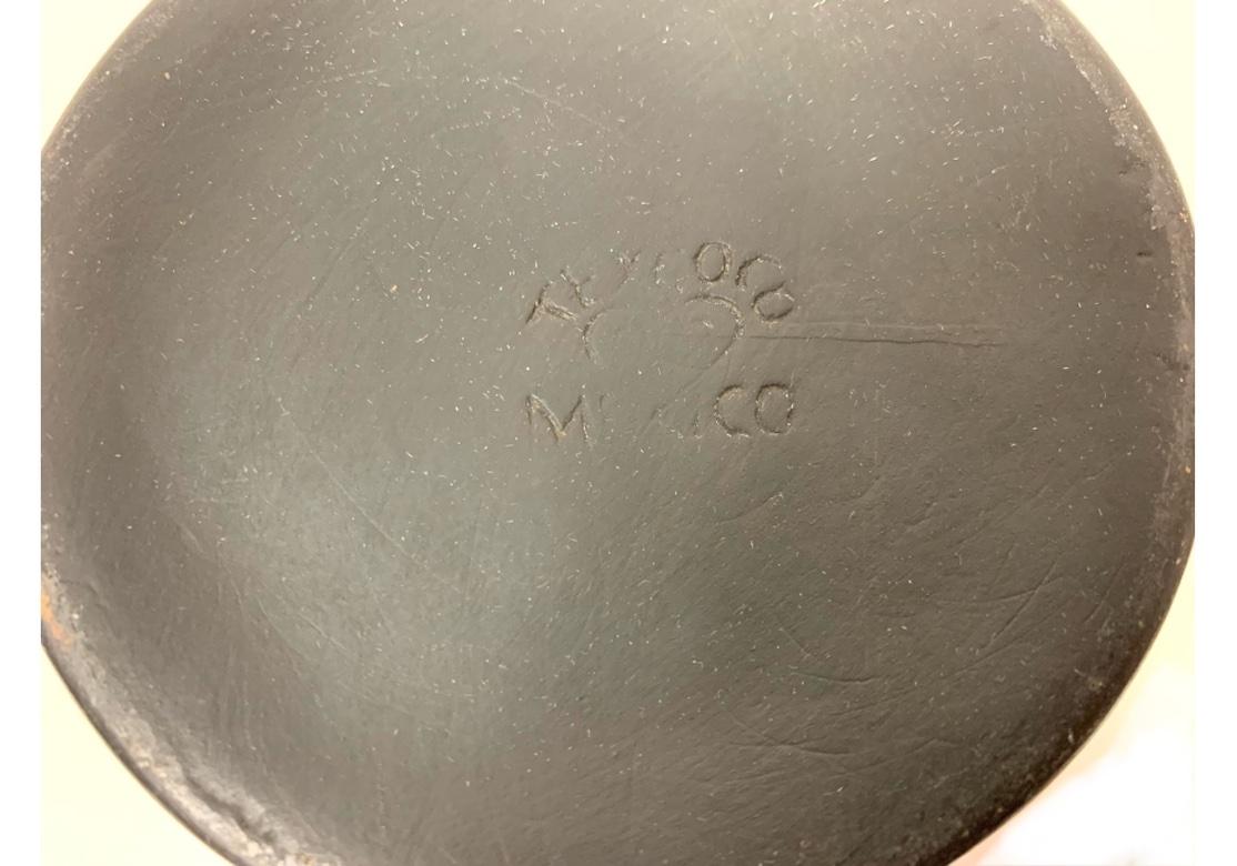 Vaso in argilla texturizzata Texcoco Messico di metà secolo in vendita 1