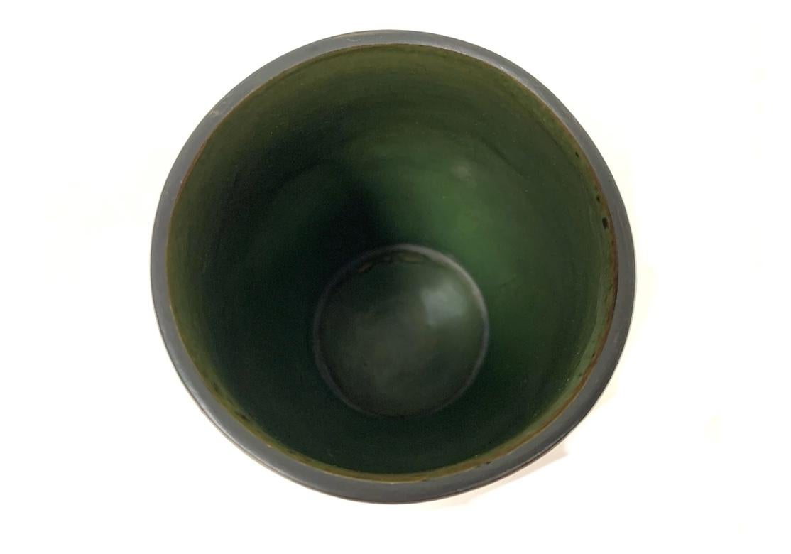 Vaso in argilla texturizzata Texcoco Messico di metà secolo in vendita 2