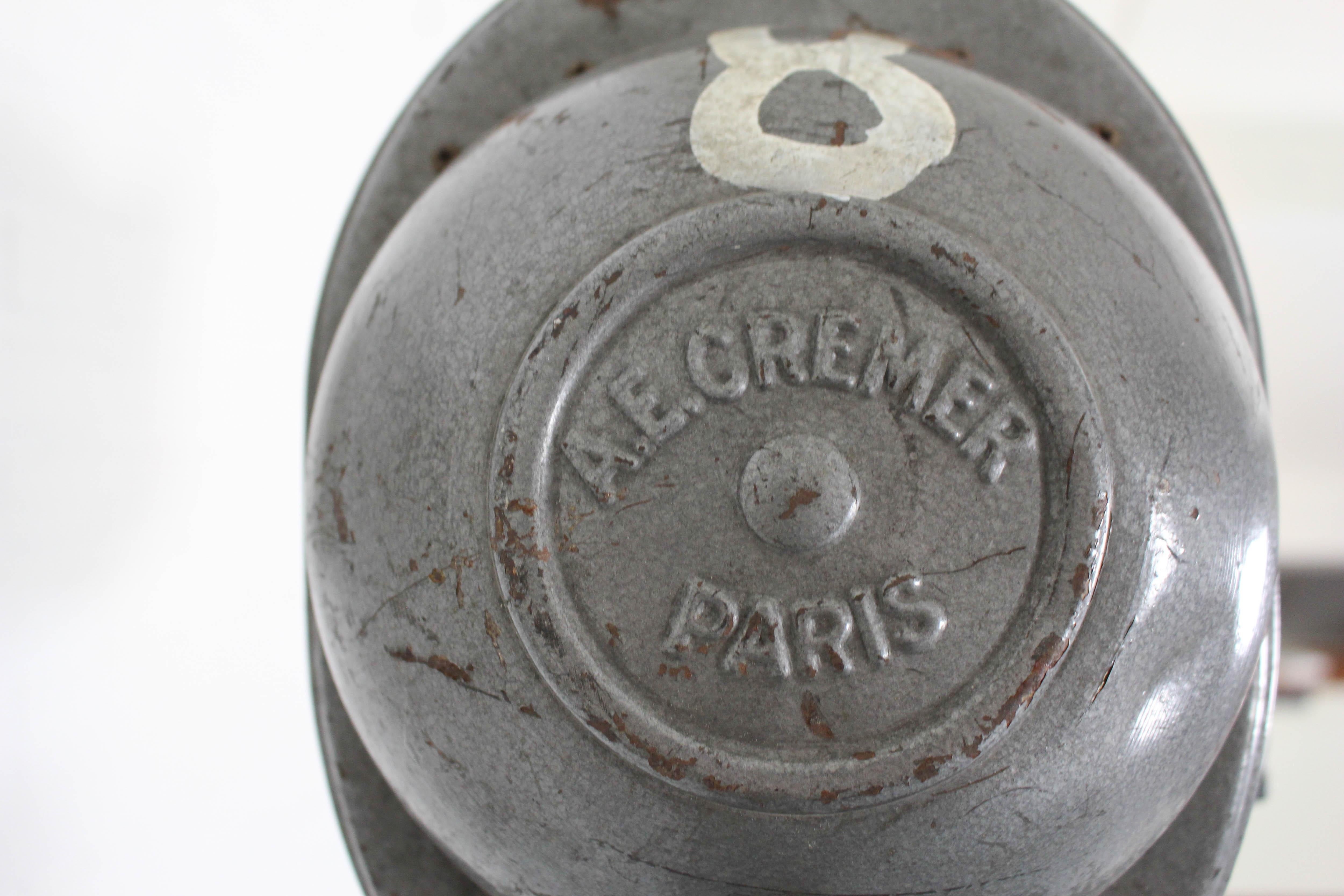 Midcentury Theater Spotlight by Ae Cremer Paris on Industrial Stand For Sale 1