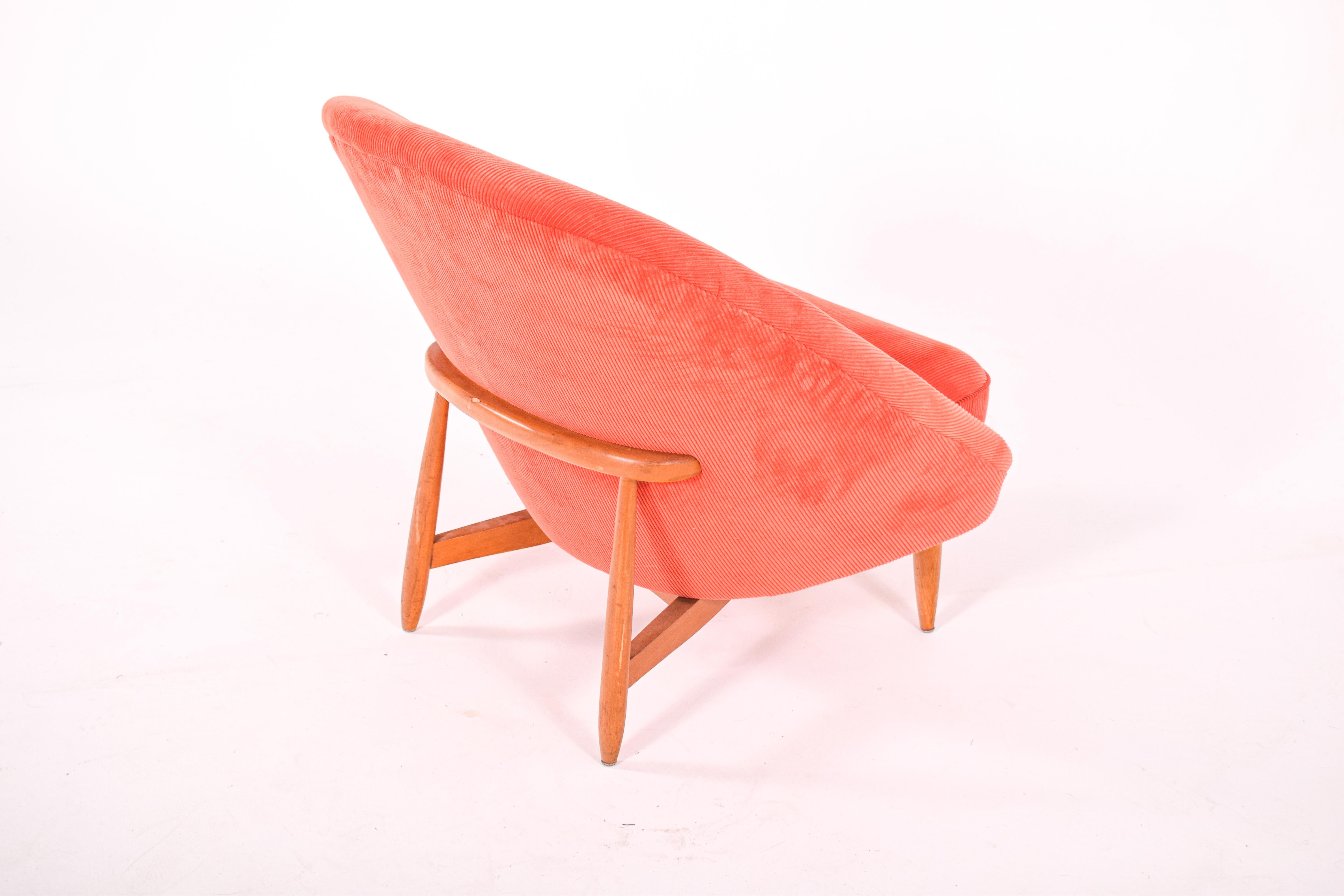 Mid Century Theo Ruth Armchair Model 115 for Artiford In Good Condition In Lisboa, Lisboa