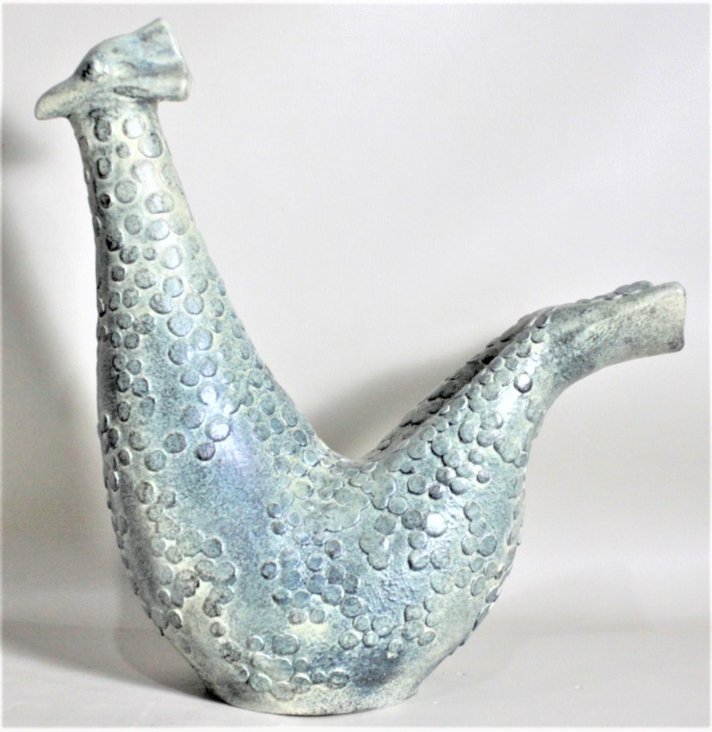 Theo & Susan Harlander Poterie Brooklin Mid-Century Sculpture d'oiseau stylisé en vente 5
