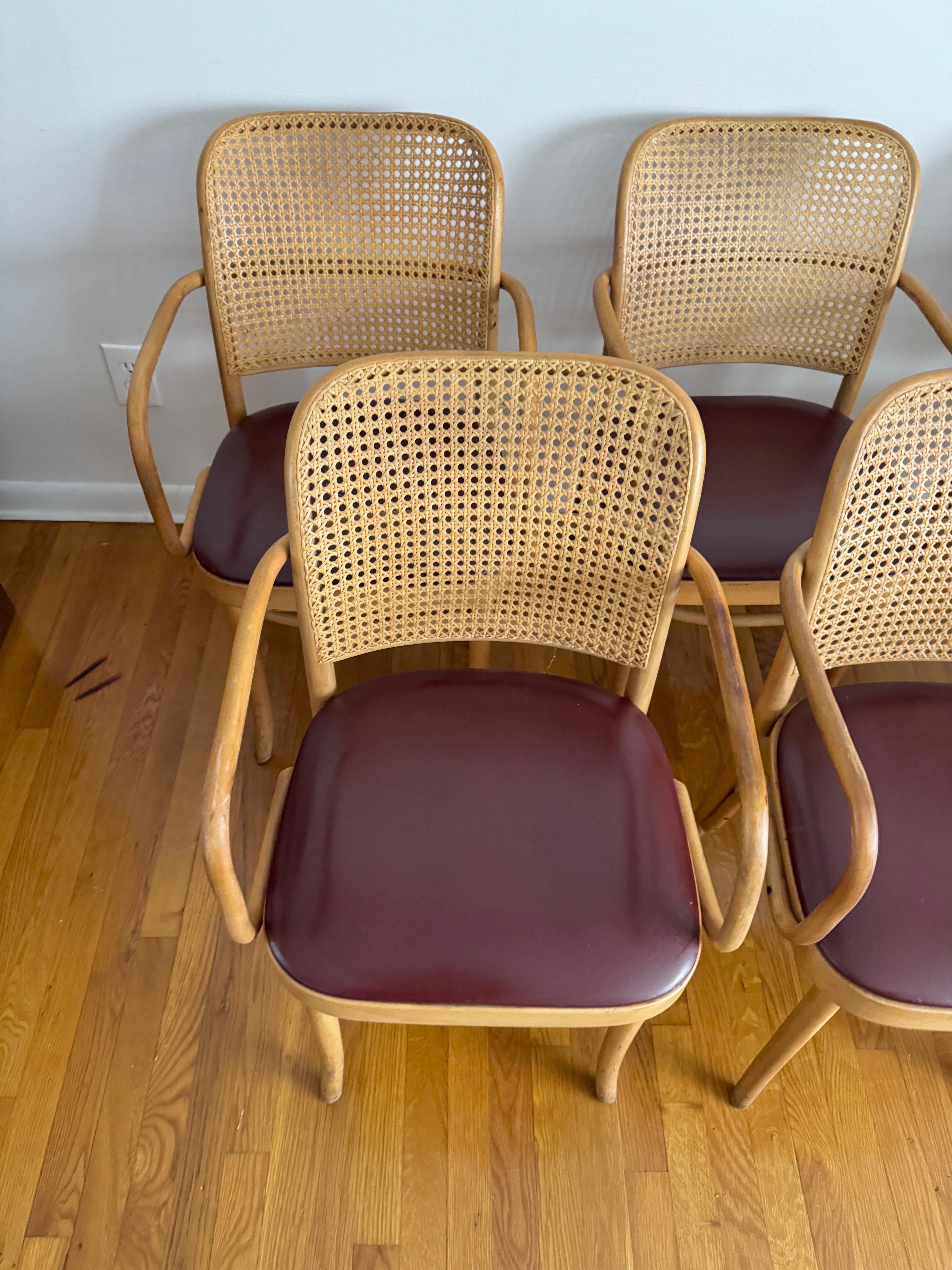 Mid Century Thonet Style Bentwood Chairs Chairs - Set of 6 2