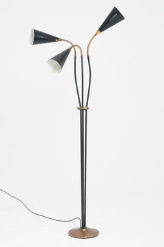Mid-Century Three-Arm Floor Lamp