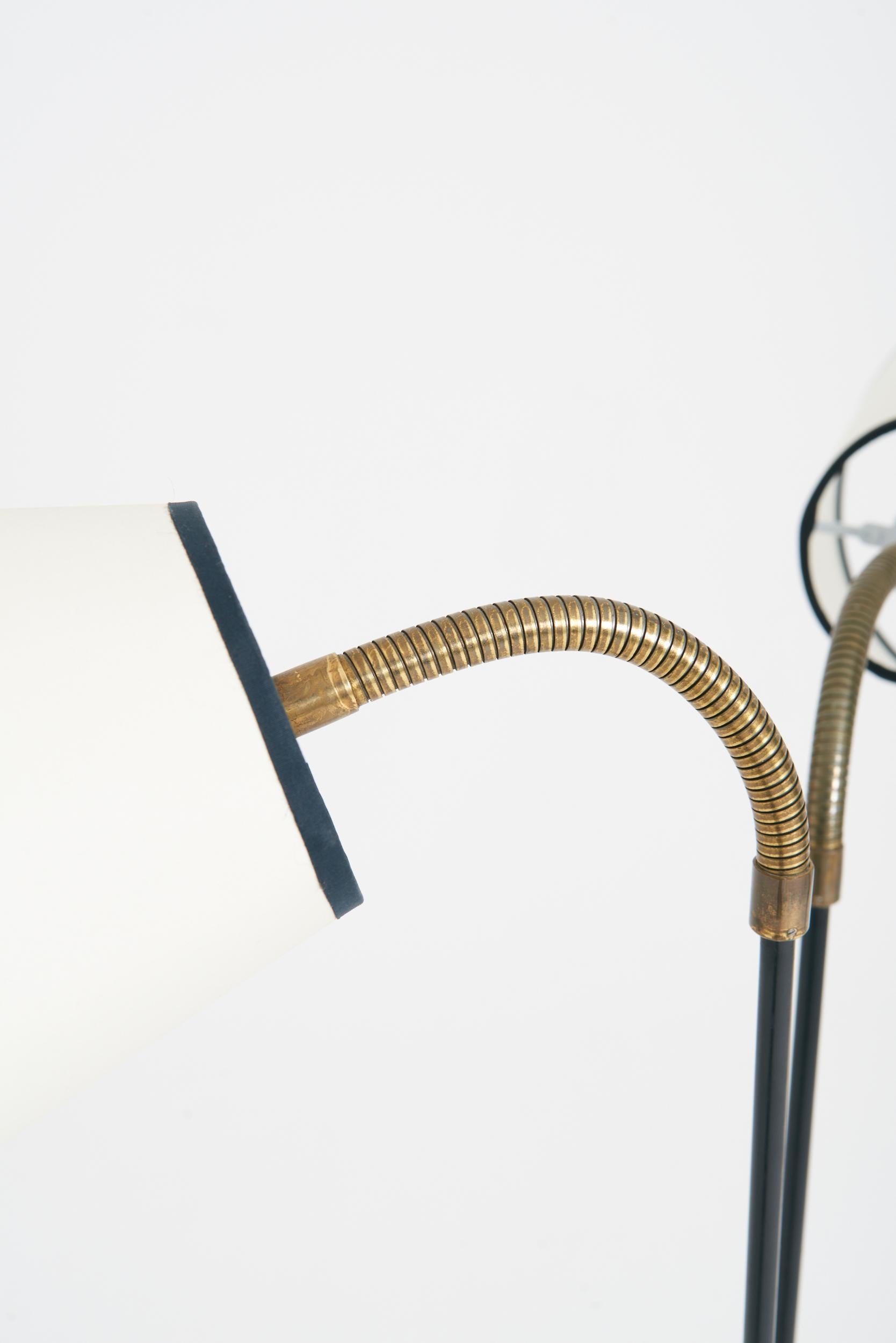 Mid-Century Modern Mid-Century Three-Arm Floor Lamp For Sale