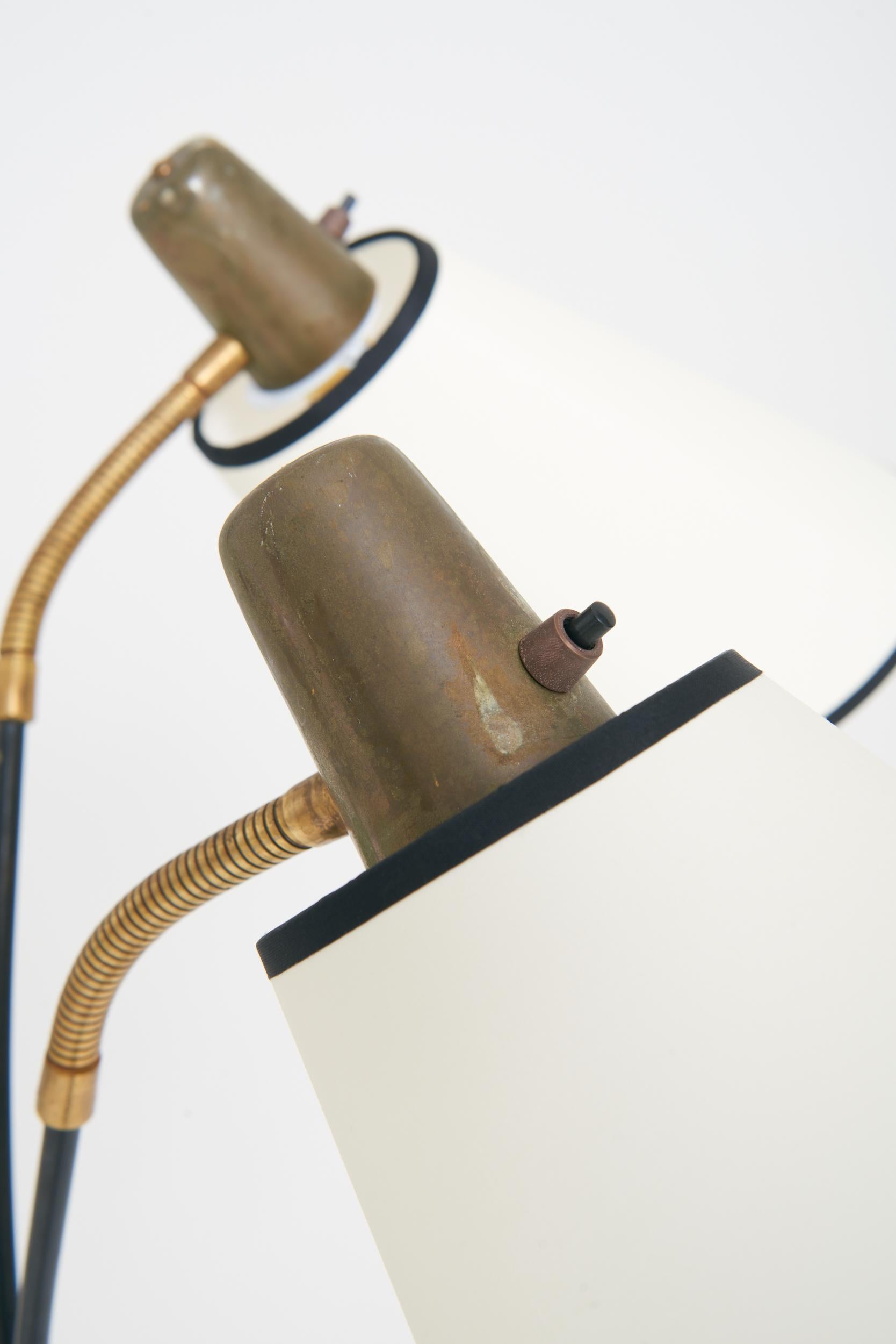 Mid-Century Three-Arm Floor Lamp In Good Condition In London, GB