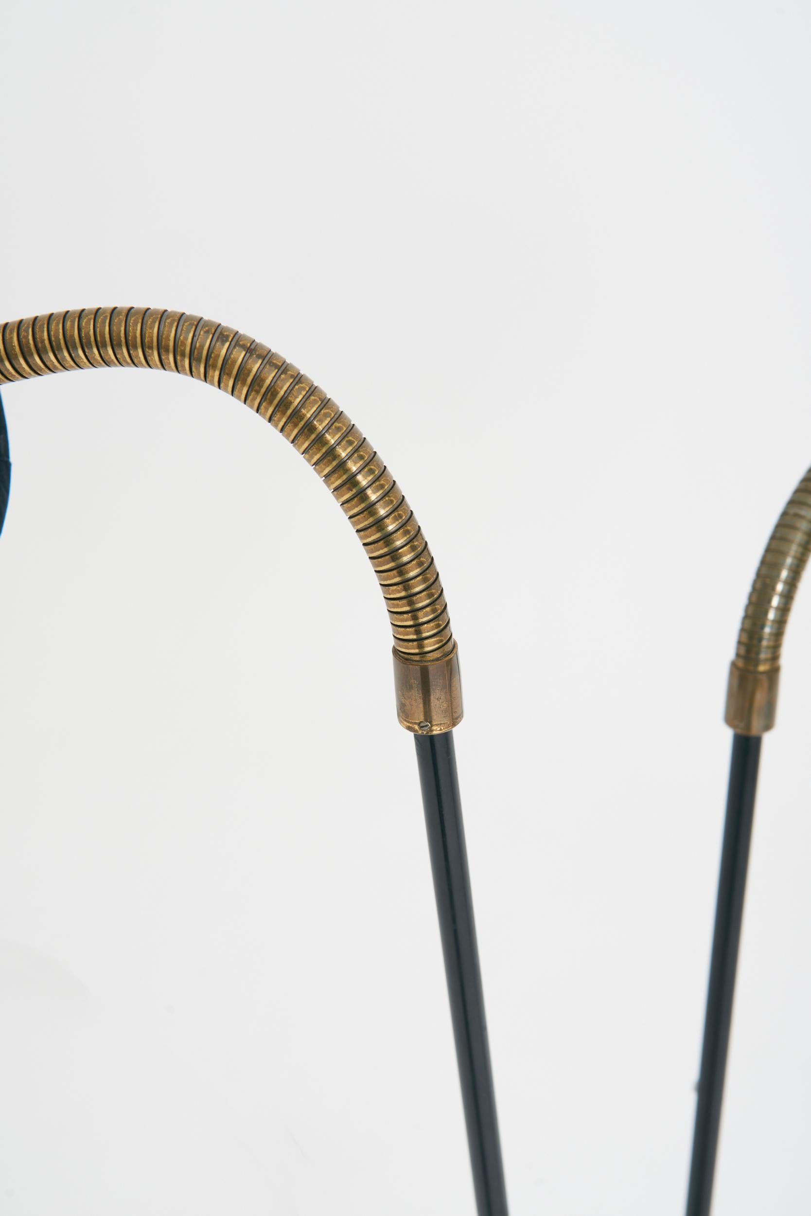 20th Century Mid-Century Three-Arm Floor Lamp For Sale