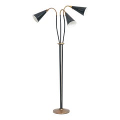 Mid-Century Three-Arm Floor Lamp