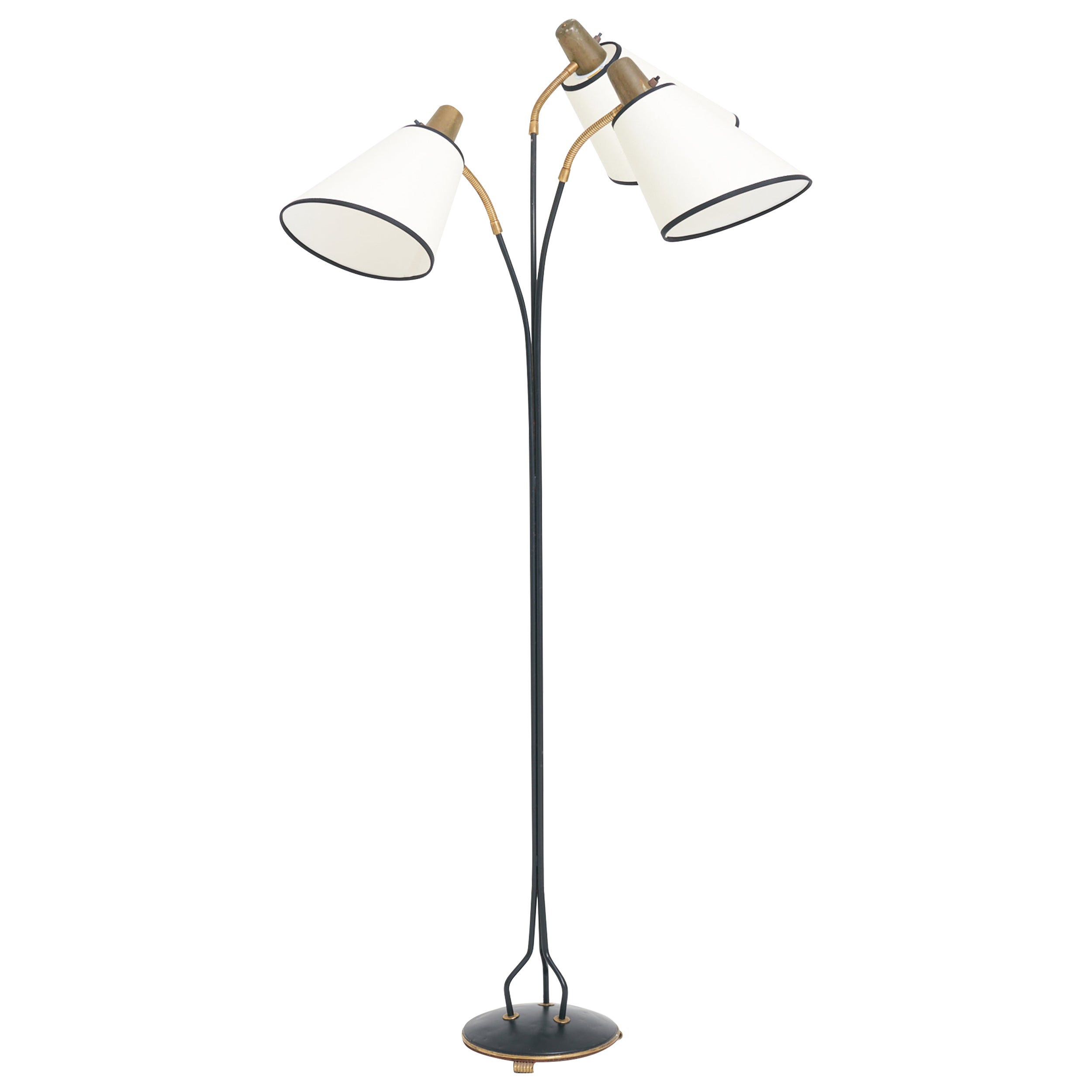 Mid-Century Three-Arm Floor Lamp