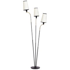 Midentury Three-Armed Floor Lamp