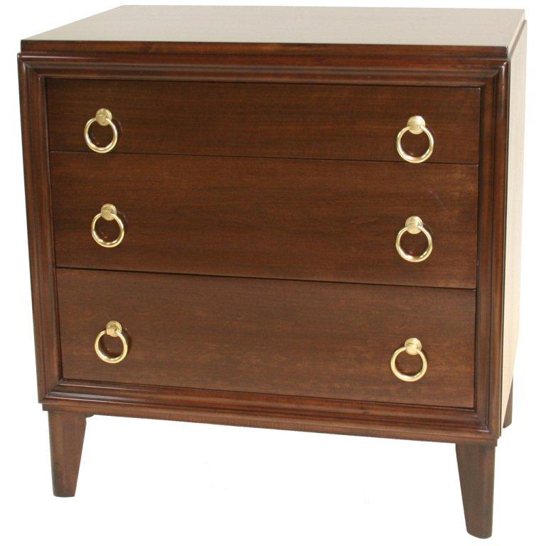 Mid Century Three Drawer Chest For Sale at 1stDibs