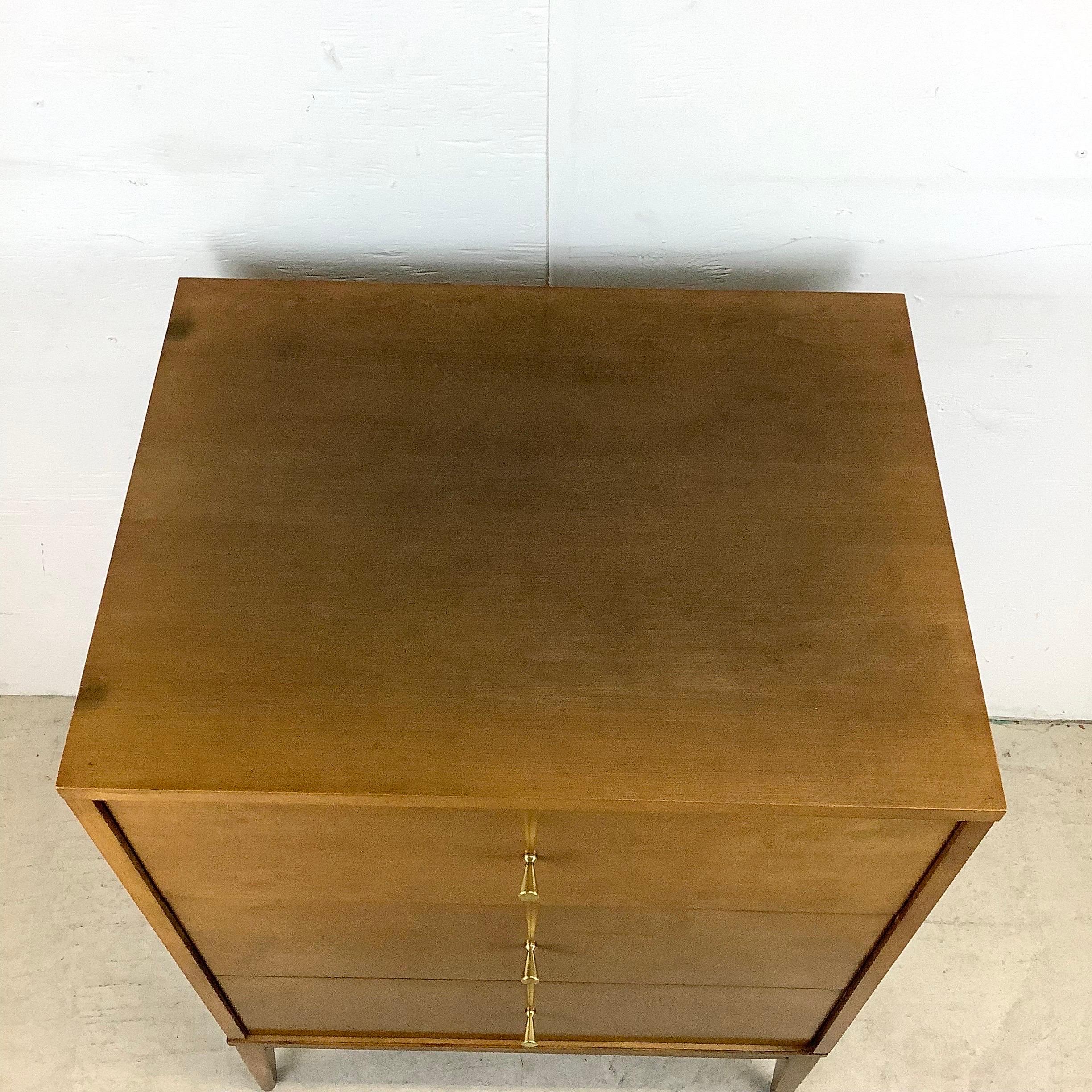 Mid-Century Three Drawer Chest or Nightstand by Paul McCobb For Sale 1
