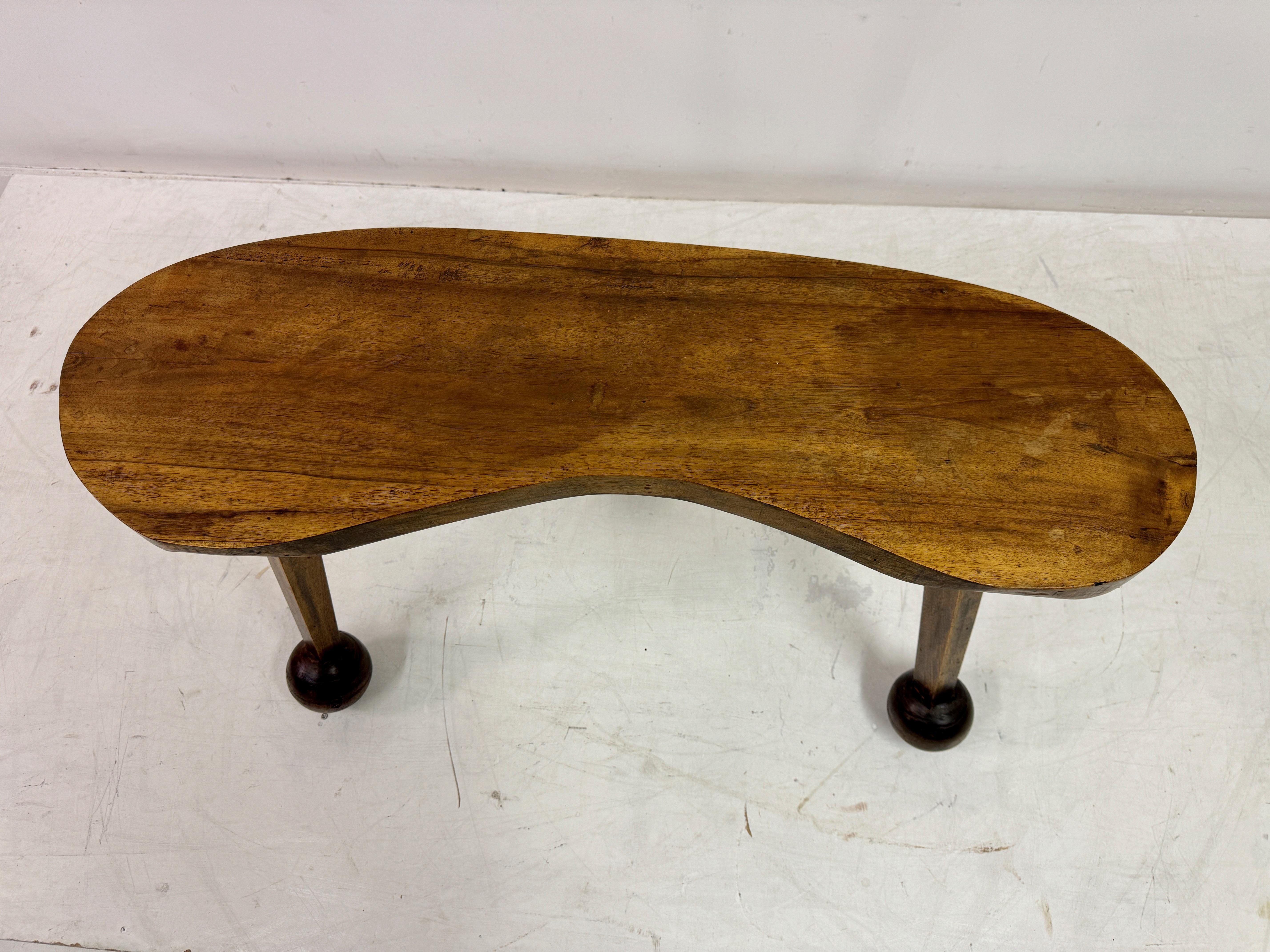 Mid Century Three Legged Coffee Table or Bench For Sale 3