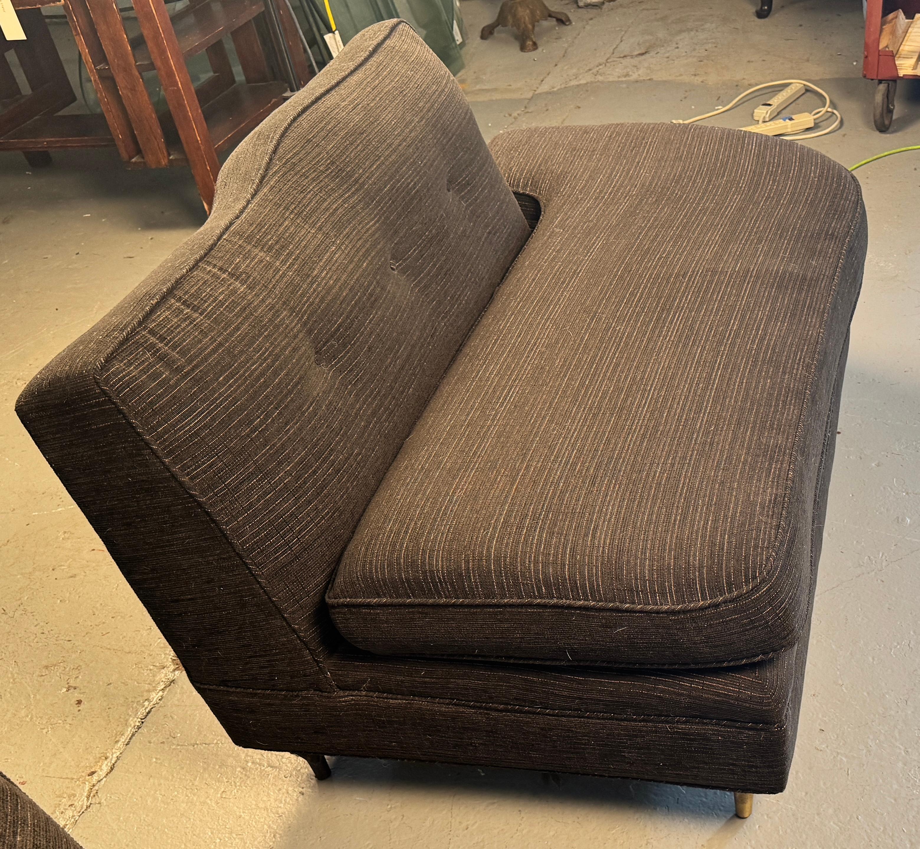 Mid-Century Three Piece Sectional Couch For Sale 4