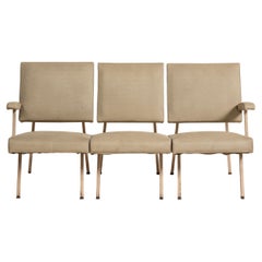 Mid-Century Three Seat Office Sofa by Royal Metal Manufacturing, USA, 1950s