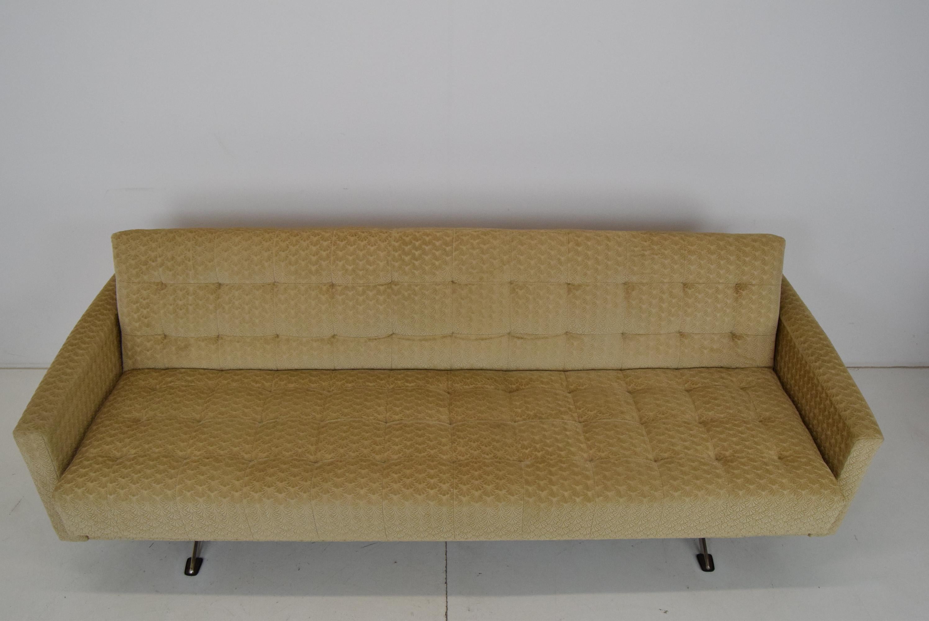 Mid-Century Three Seat Sofa or Daybed, 1970s 1