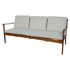 Mid Century Three-seater Sofa Model PJ112  by Ole Wanscher for Poul Jeppesens.