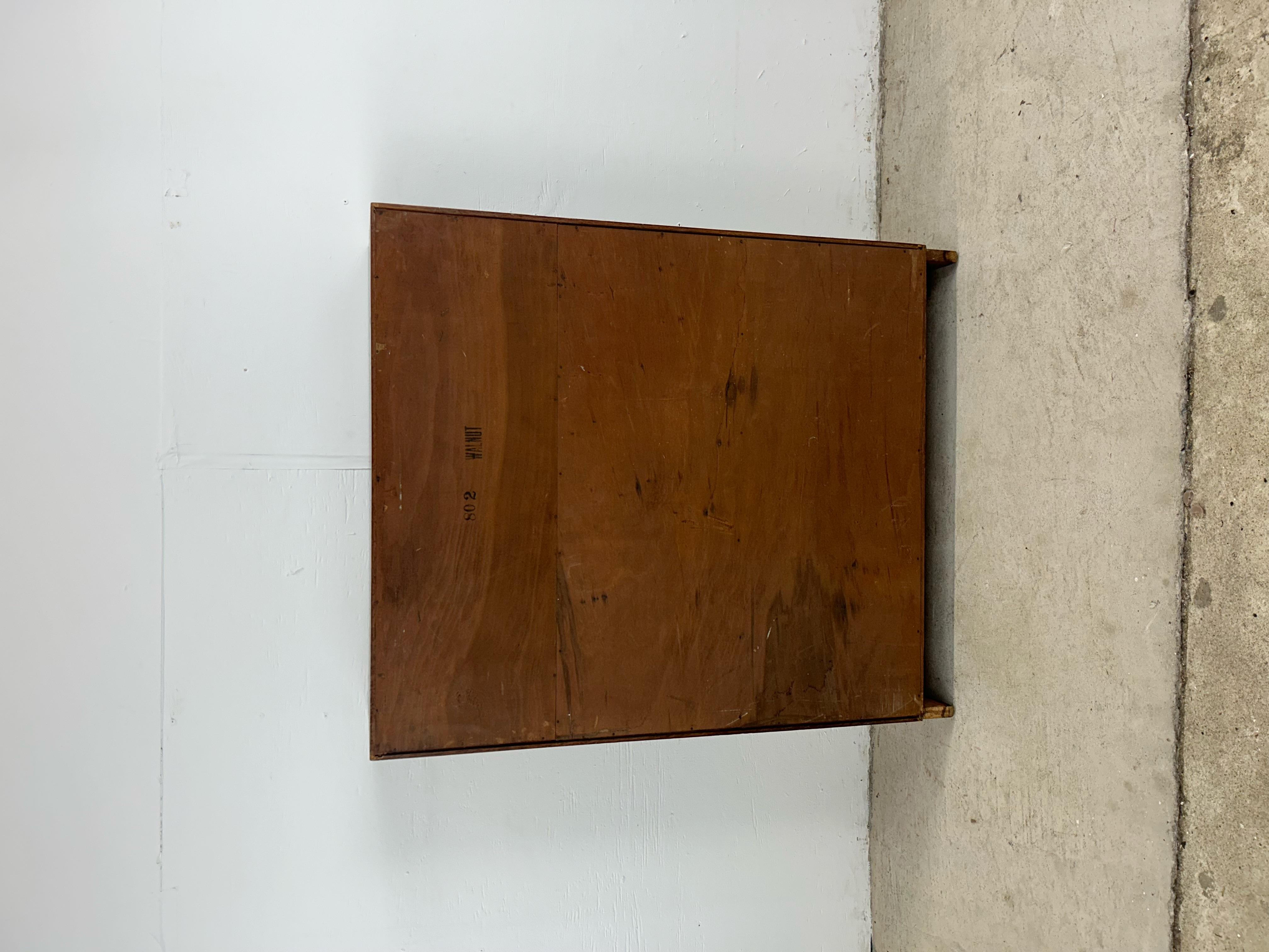 Mid Century Three Shelf Walnut Bookcase 11